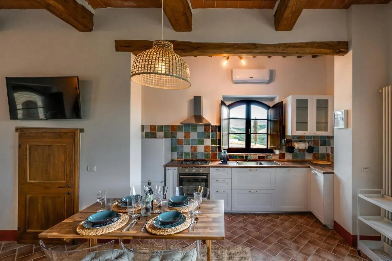 Podere Fossaccio Casa Fiordaliso Asciano 0*,  Itálie